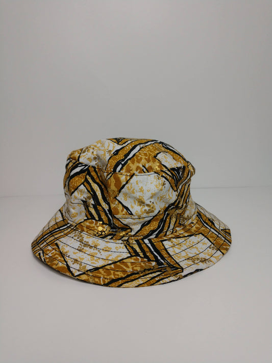 H. West African Wax Print Bucket Hat Youth and children