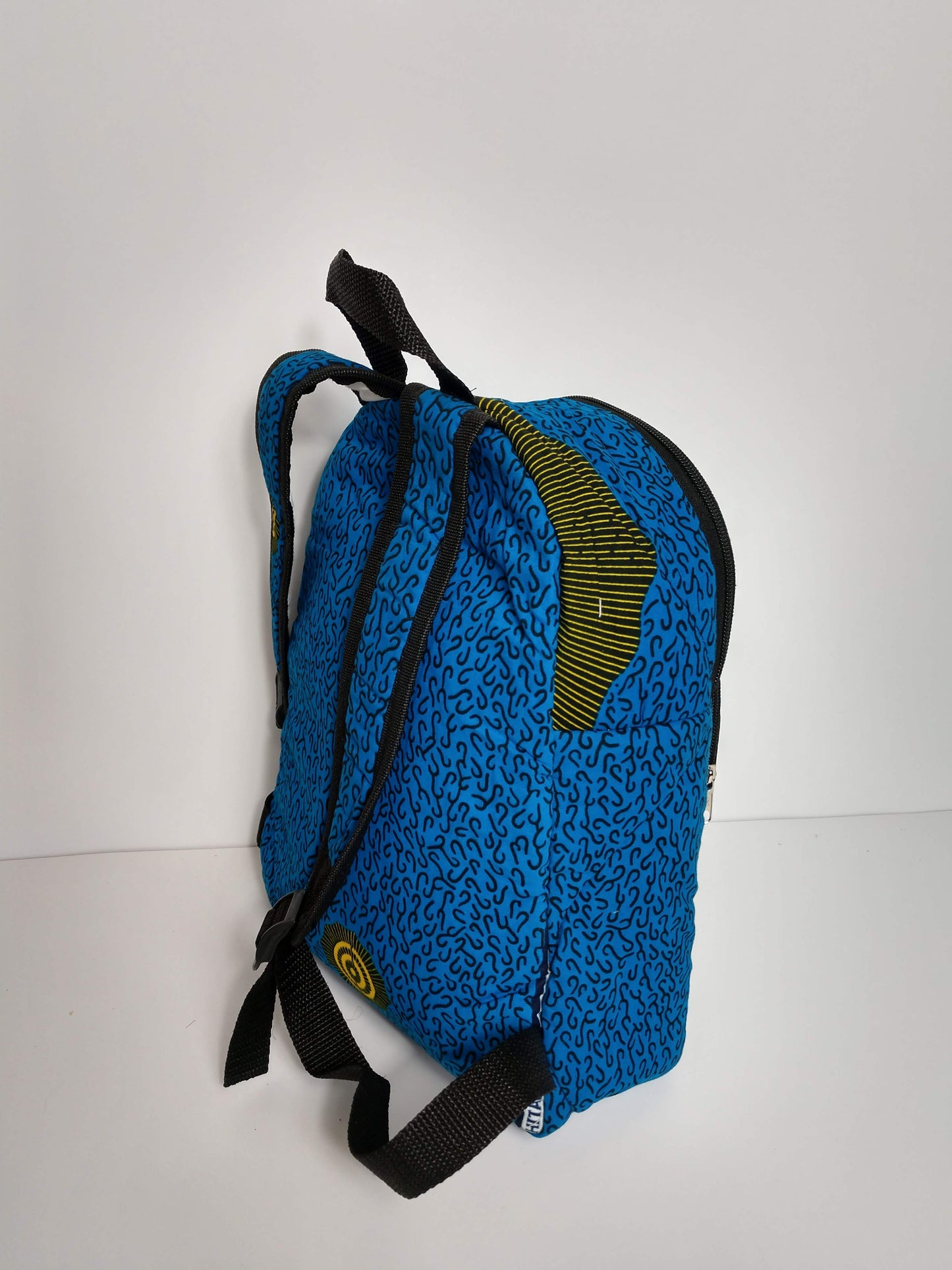 Hand sewn Wax Print West African fabric childrens Back packs
