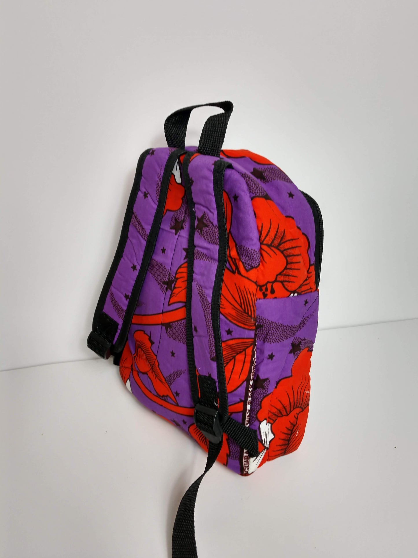Hand sewn Wax Print West African fabric childrens Back packs