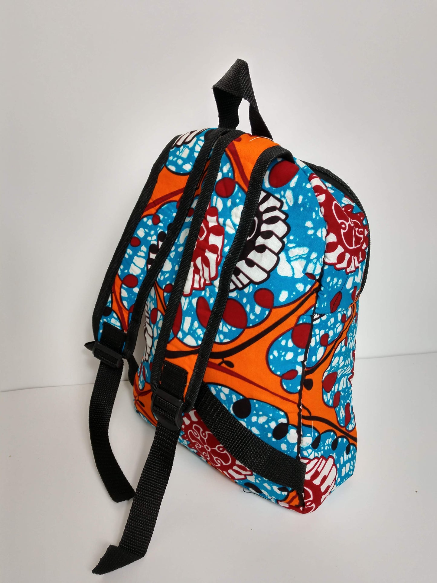 Hand sewn Wax Print West African fabric childrens Back packs