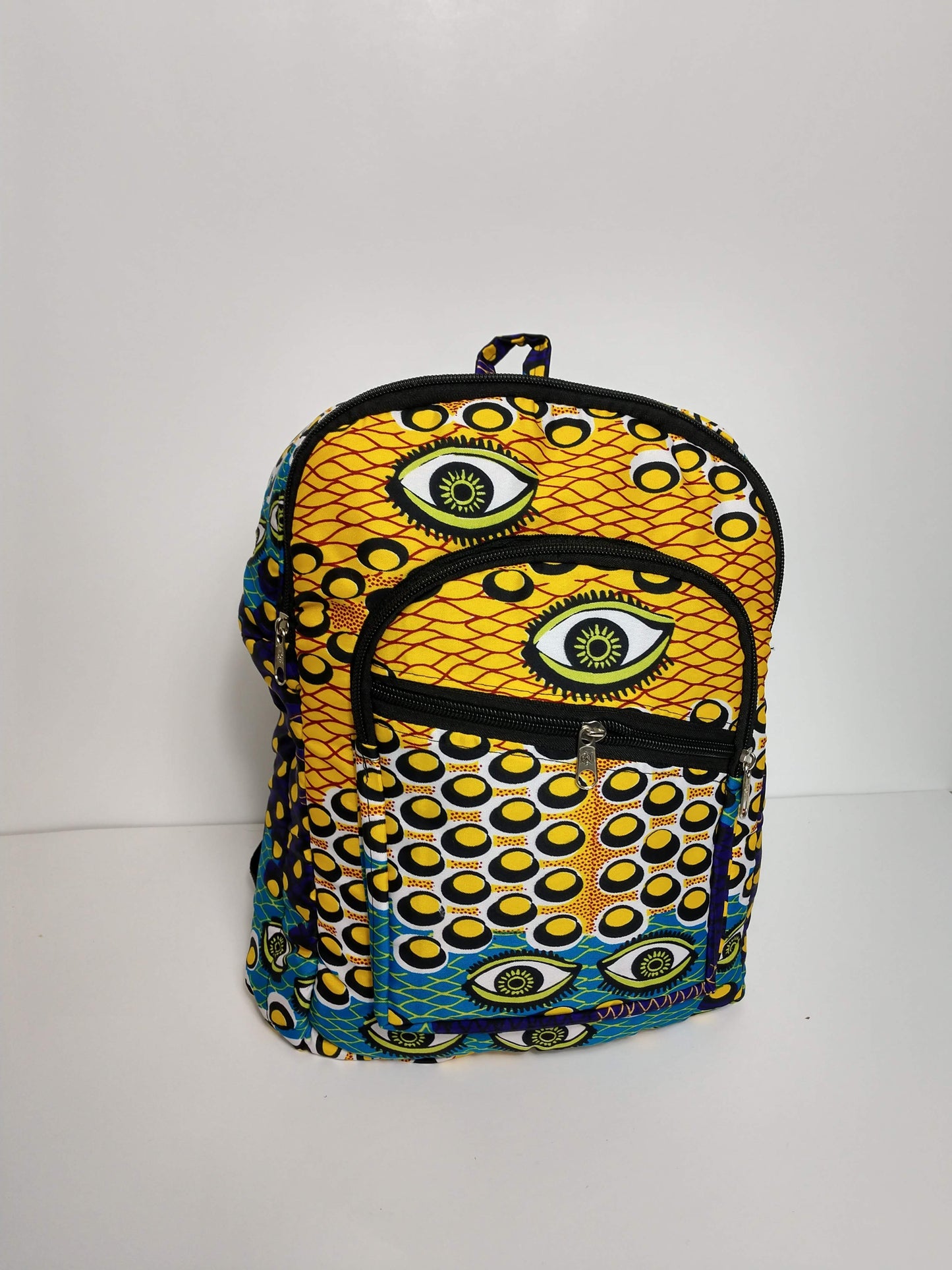 Hand sewn Wax Print West African fabric childrens Back packs