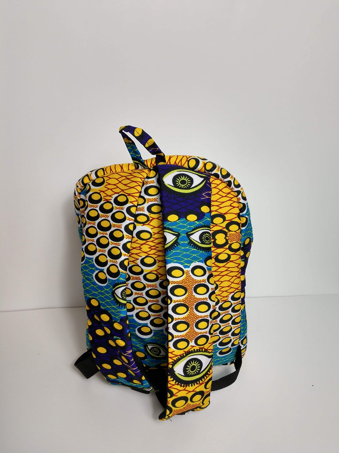 Hand sewn Wax Print West African fabric childrens Back packs