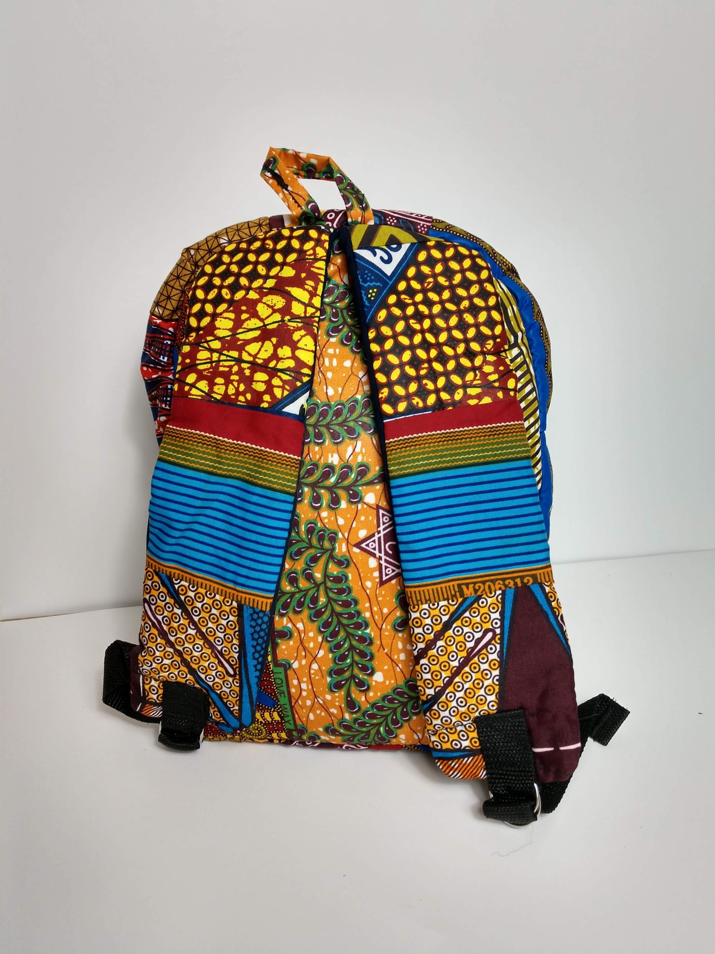 Hand sewn Wax Print West African fabric childrens Back packs