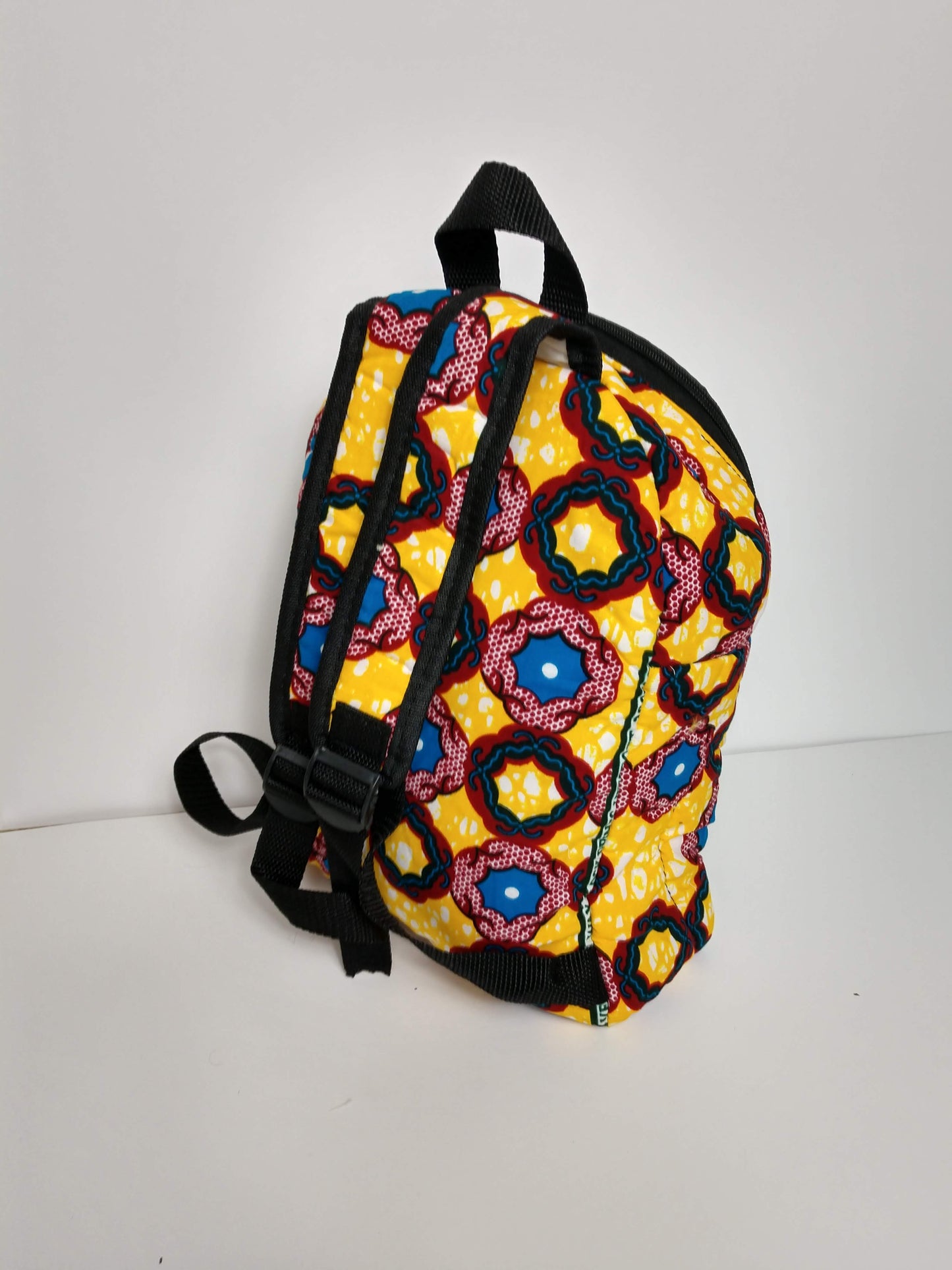 Hand sewn Wax Print West African fabric childrens Back packs