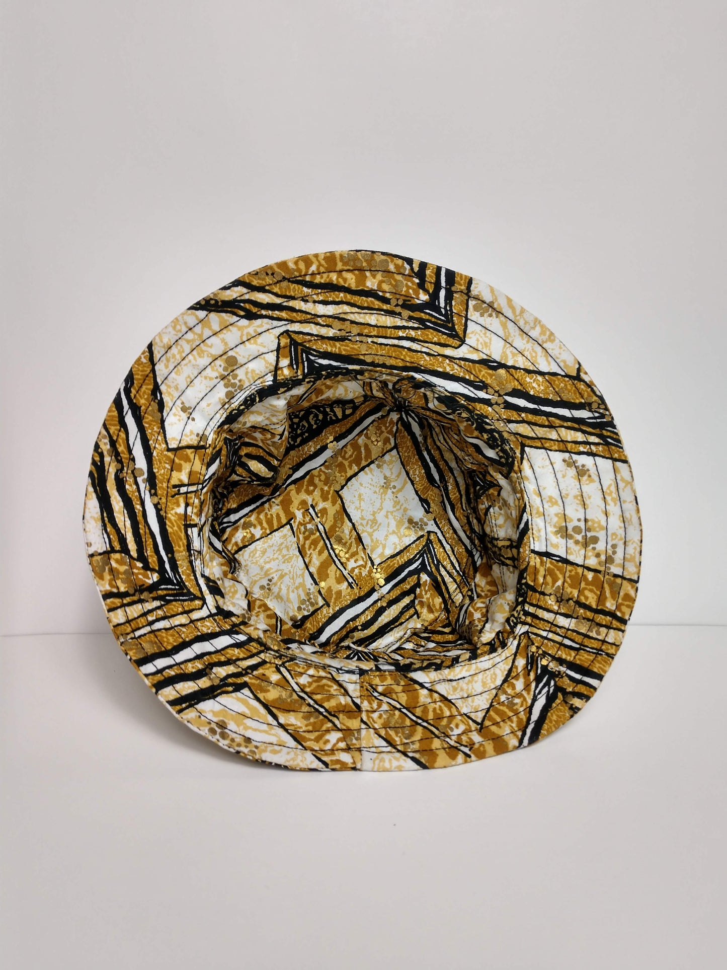 H. West African Wax Print Bucket Hat Youth and children