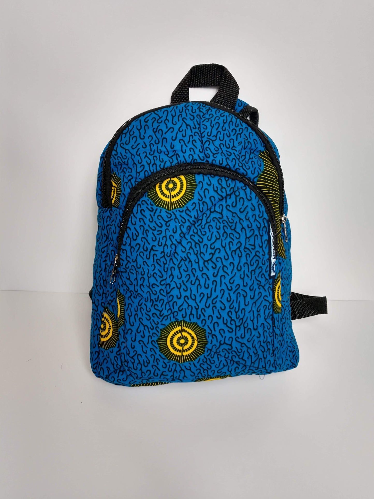 Hand sewn Wax Print West African fabric childrens Back packs